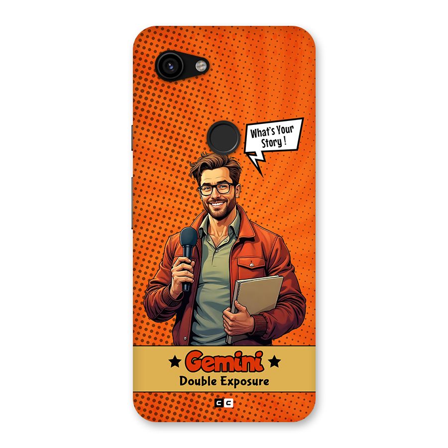 Gemini Explorer Back Case for Google Pixel 3a