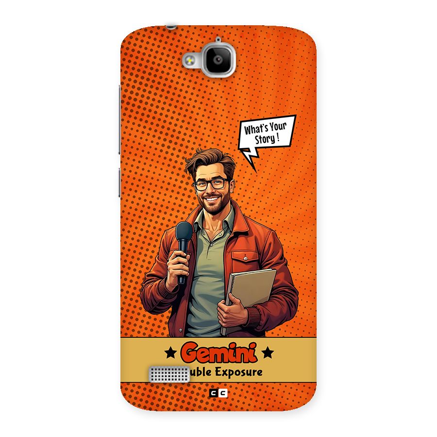 Gemini Explorer Back Case for Honor Holly