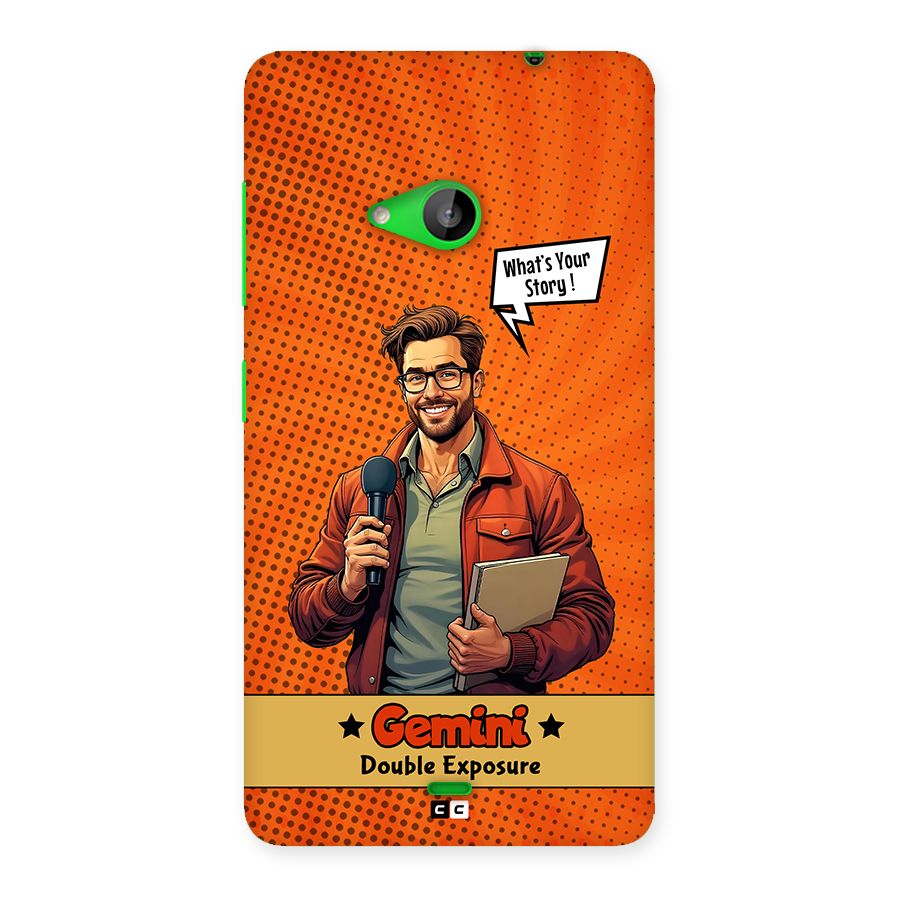 Gemini Explorer Back Case for Lumia 535