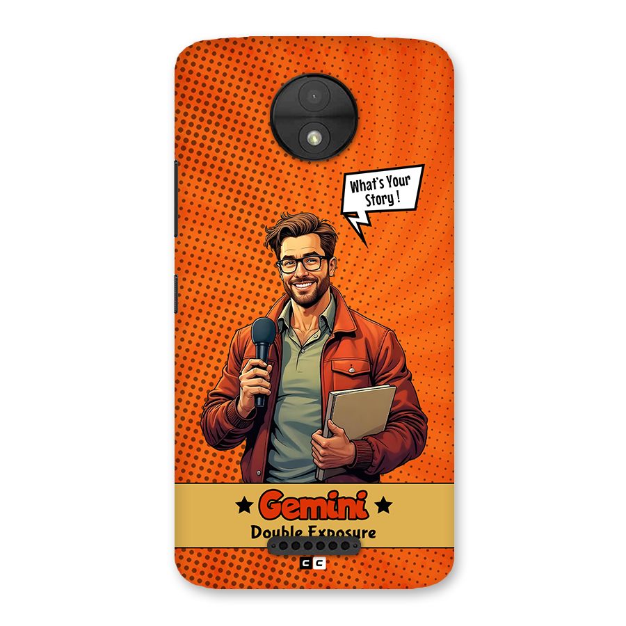 Gemini Explorer Back Case for Moto C