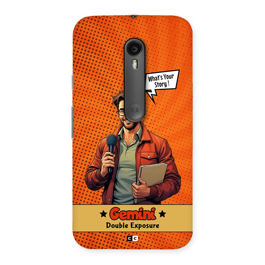 Gemini Explorer Back Case for Moto G Turbo