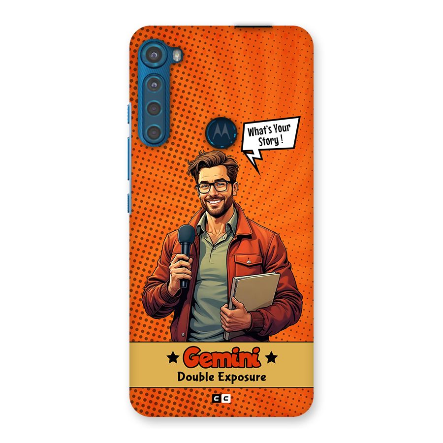 Gemini Explorer Back Case for Motorola One Fusion Plus