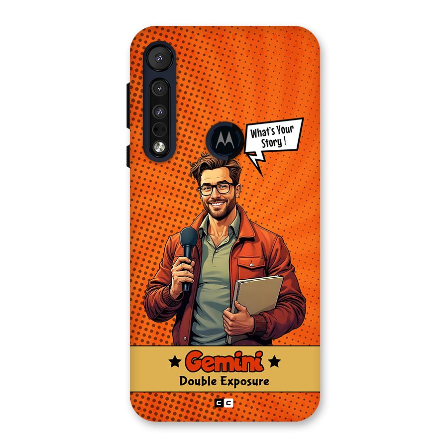 Gemini Explorer Back Case for Motorola One Macro