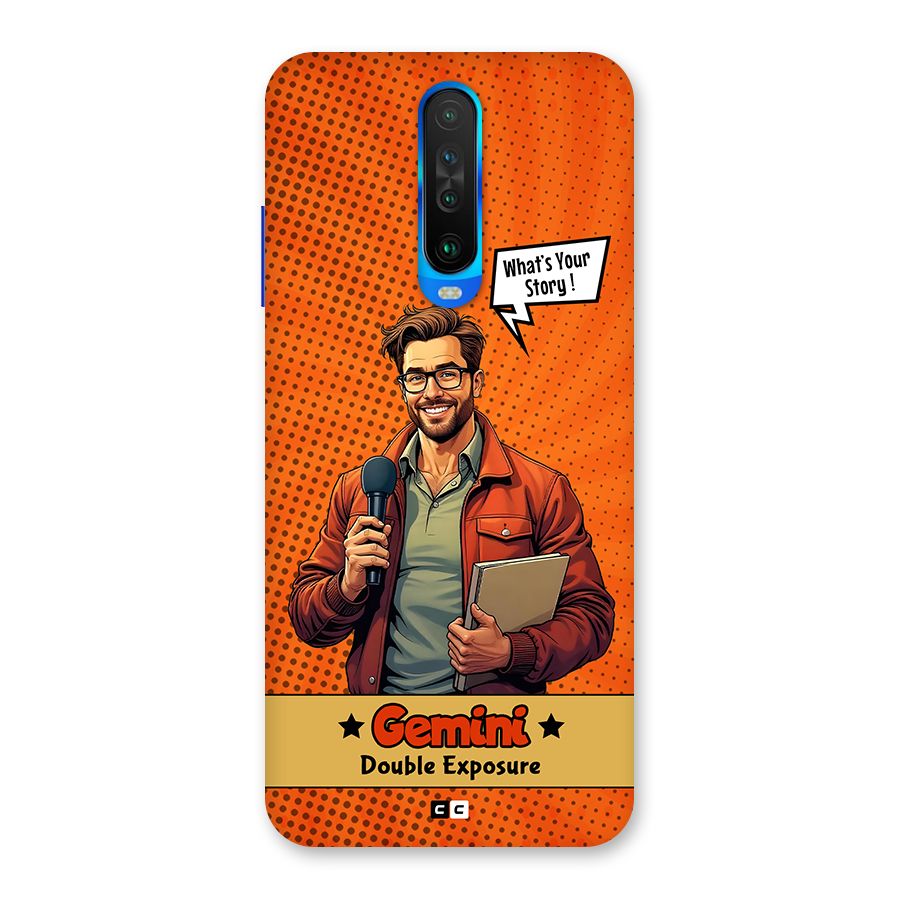 Gemini Explorer Back Case for Poco X2
