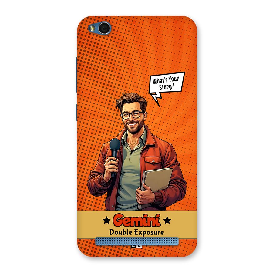 Gemini Explorer Back Case for Redmi 5A