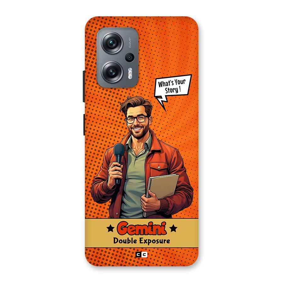 Gemini Explorer Back Case for Redmi K50i
