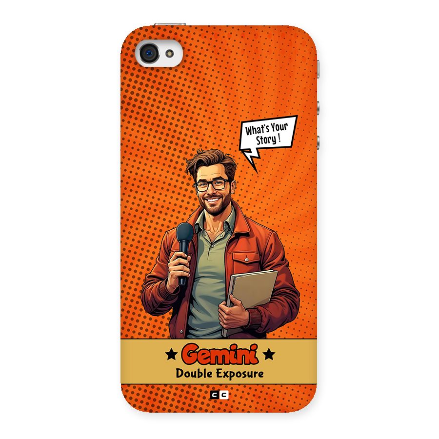 Gemini Explorer Back Case for iPhone 4 4s