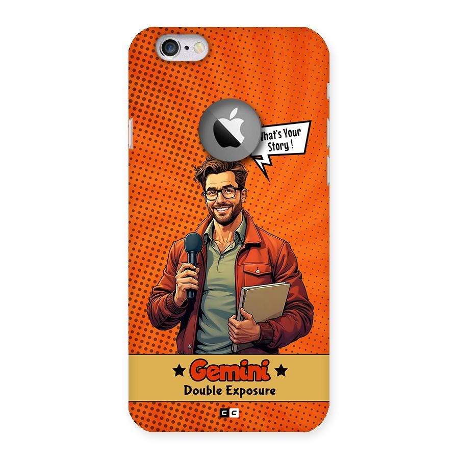 Gemini Explorer Back Case for iPhone 6 Logo Cut