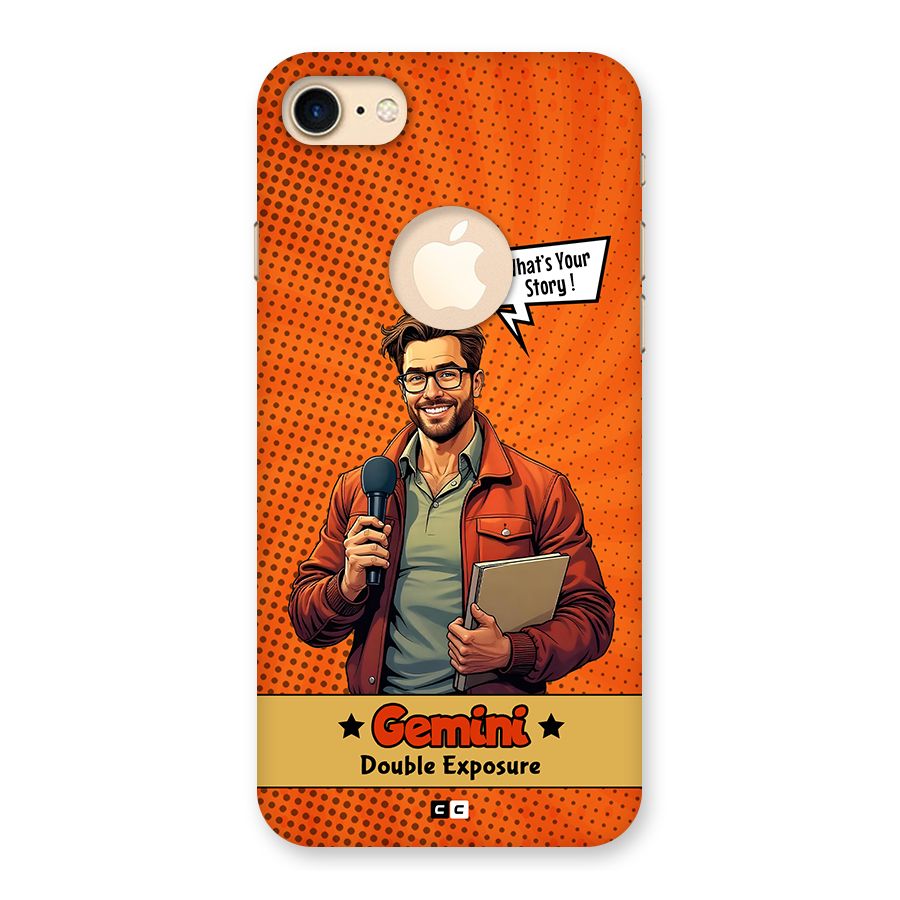 Gemini Explorer Back Case for iPhone 7 Logo Cut