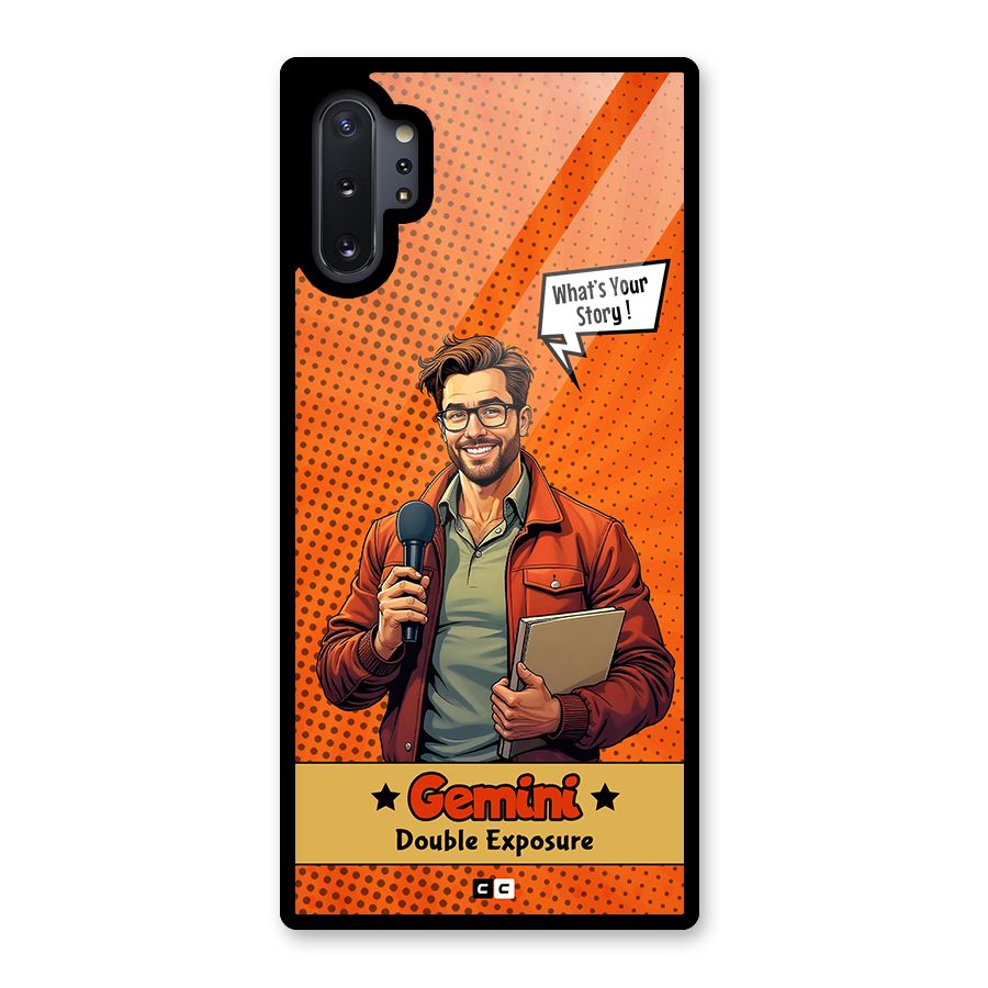 Gemini Explorer Glass Back Case for Galaxy Note 10 Plus