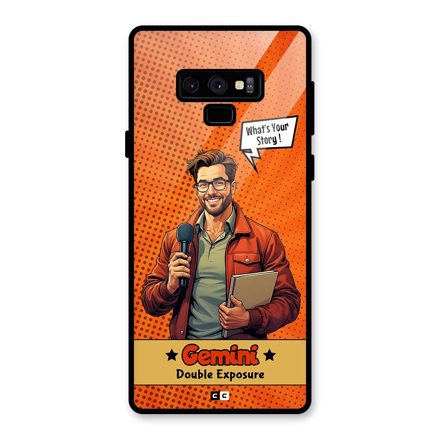 Gemini Explorer Glass Back Case for Galaxy Note 9