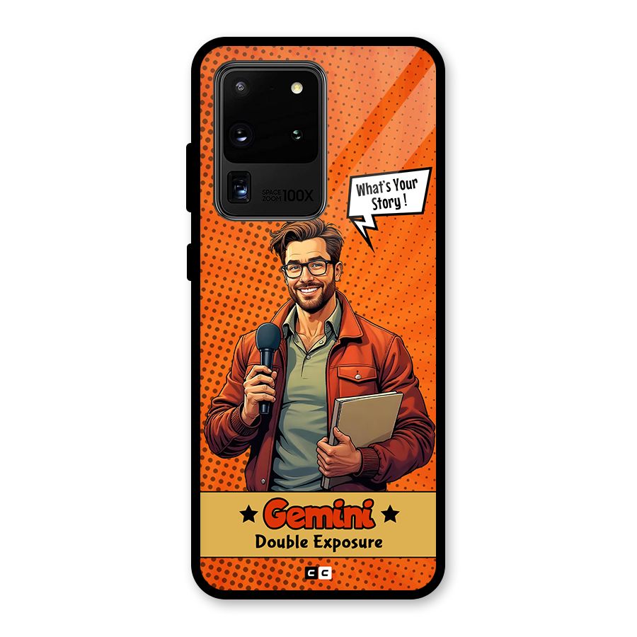 Gemini Explorer Glass Back Case for Galaxy S20 Ultra