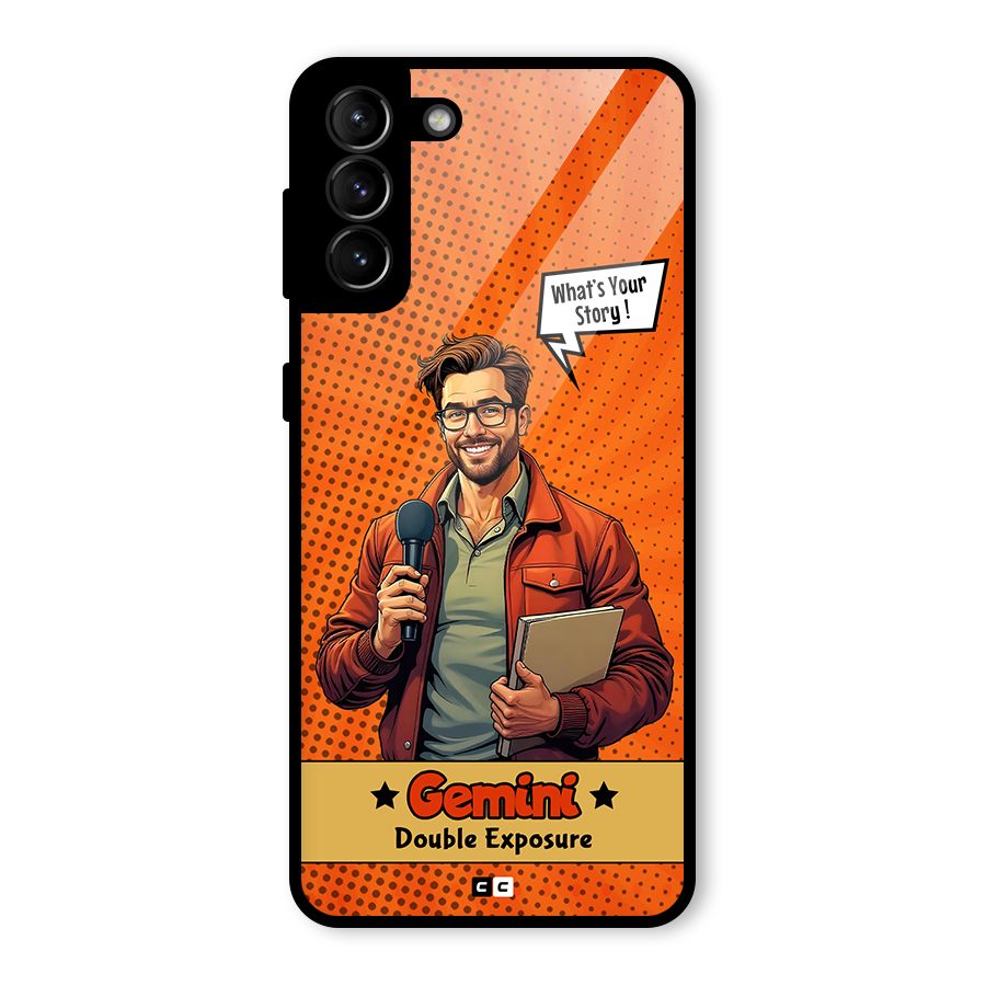 Gemini Explorer Glass Back Case for Galaxy S21 Plus