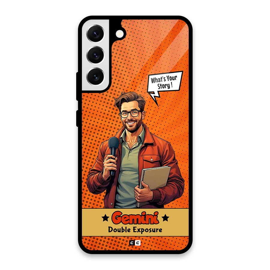 Gemini Explorer Glass Back Case for Galaxy S22 Plus 5G