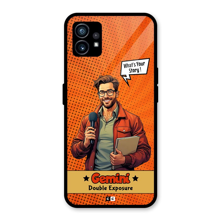 Gemini Explorer Glass Back Case for Nothing Phone 1