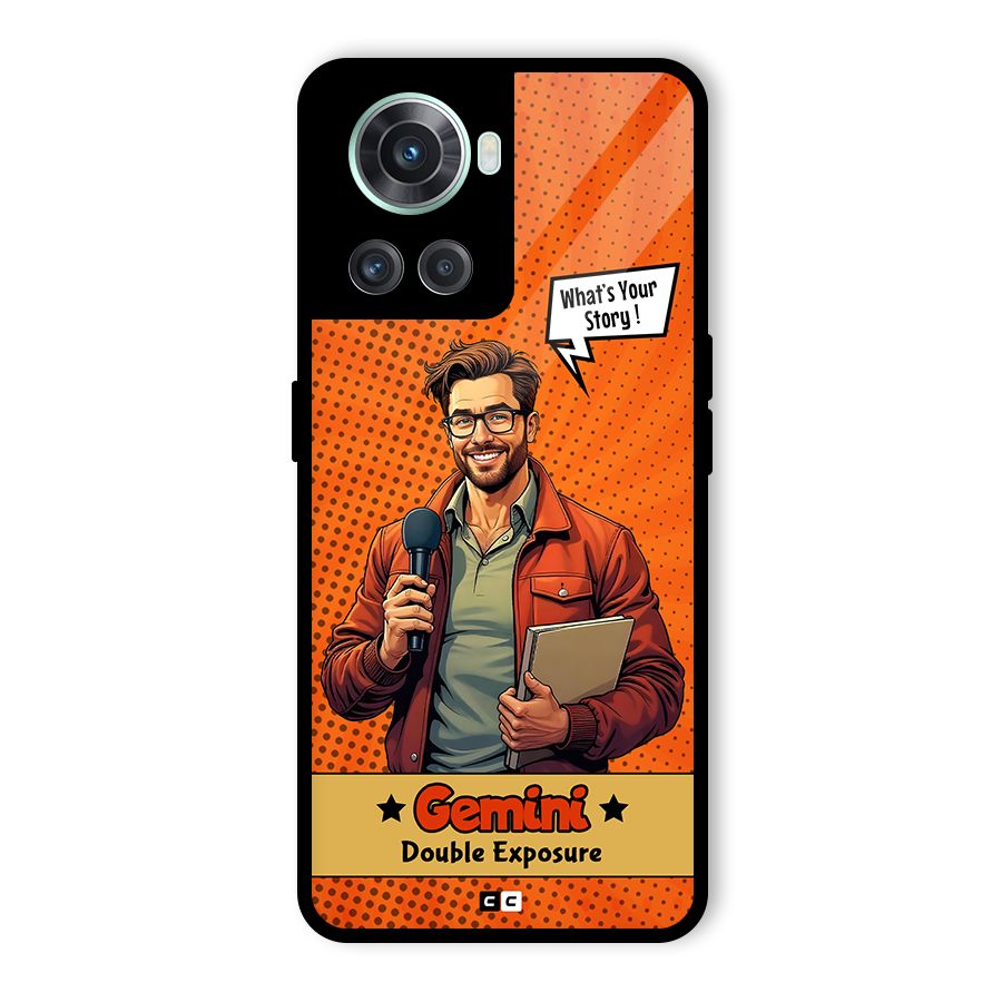 Gemini Explorer Glass Back Case for OnePlus 10R