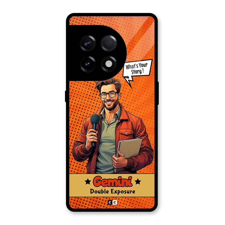 Gemini Explorer Glass Back Case for OnePlus 11R