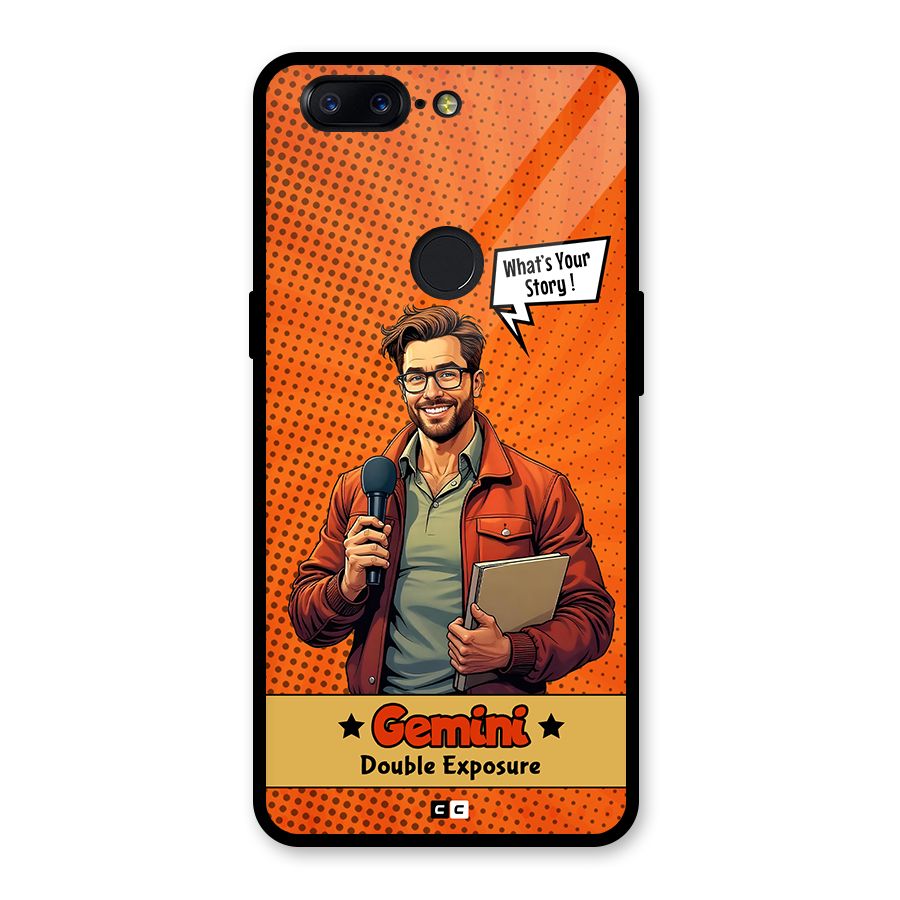 Gemini Explorer Glass Back Case for OnePlus 5T