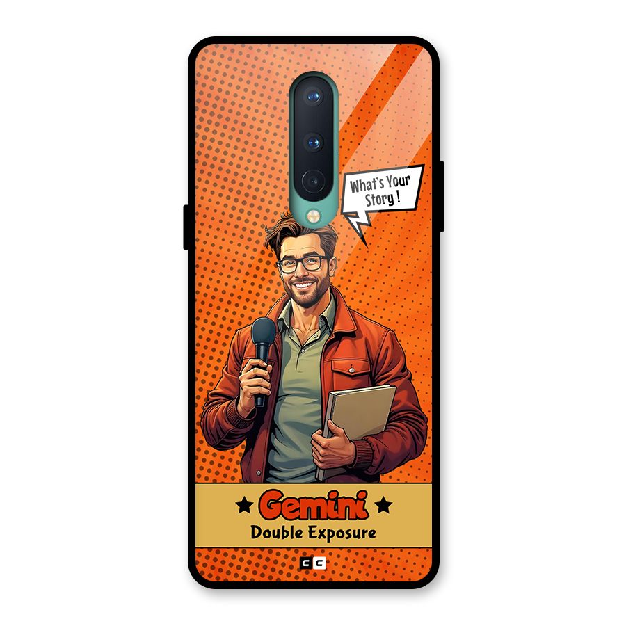 Gemini Explorer Glass Back Case for OnePlus 8