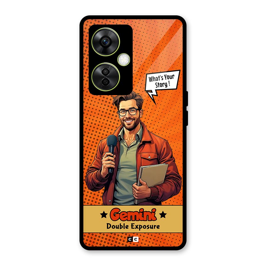Gemini Explorer Glass Back Case for OnePlus Nord CE 3 Lite