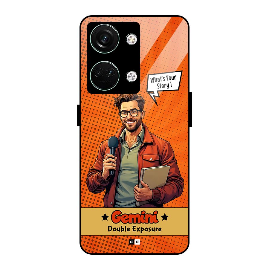 Gemini Explorer Glass Back Case for Oneplus Nord 3