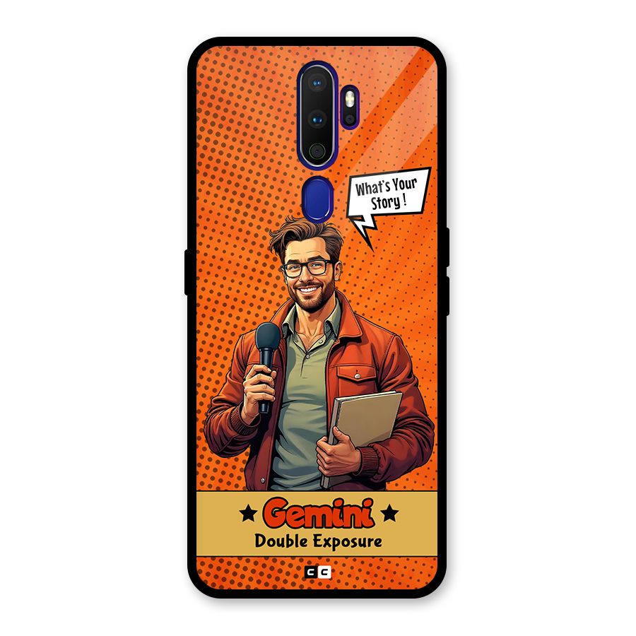 Gemini Explorer Glass Back Case for Oppo A9 (2020)