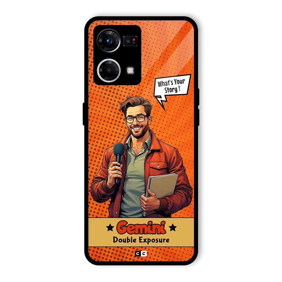 Gemini Explorer Glass Back Case for Oppo F21s Pro 4G
