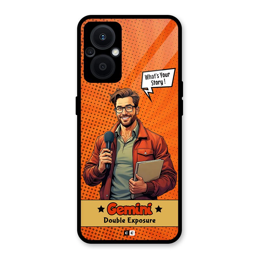 Gemini Explorer Glass Back Case for Oppo F21s Pro 5G