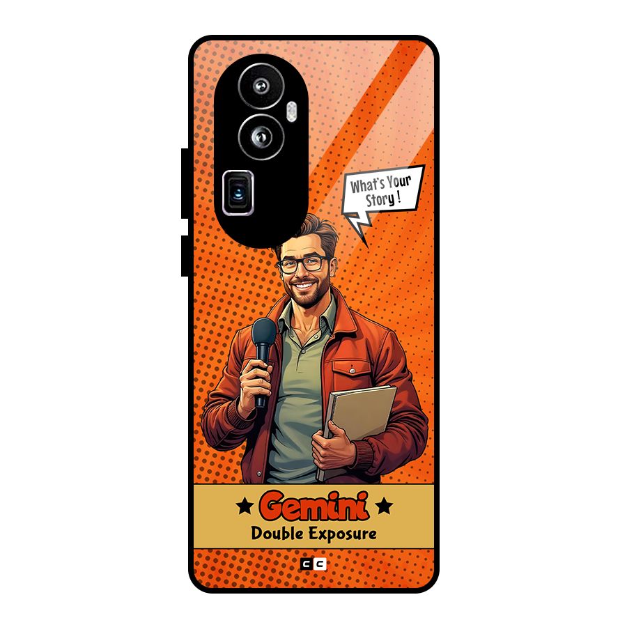 Gemini Explorer Glass Back Case for Oppo Reno10 Pro Plus
