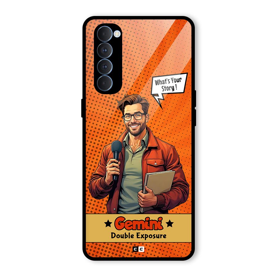 Gemini Explorer Glass Back Case for Oppo Reno4 Pro