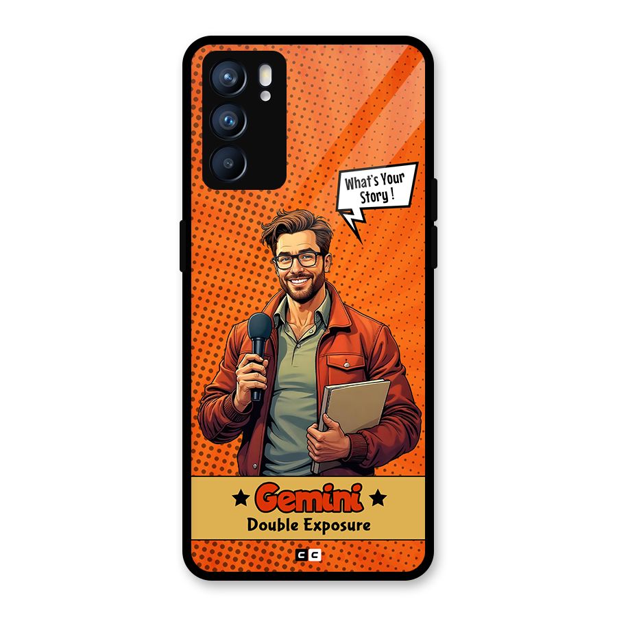 Gemini Explorer Glass Back Case for Oppo Reno6 5G