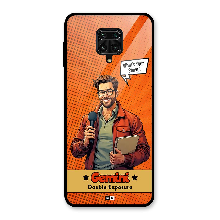Gemini Explorer Glass Back Case for Poco M2 Pro