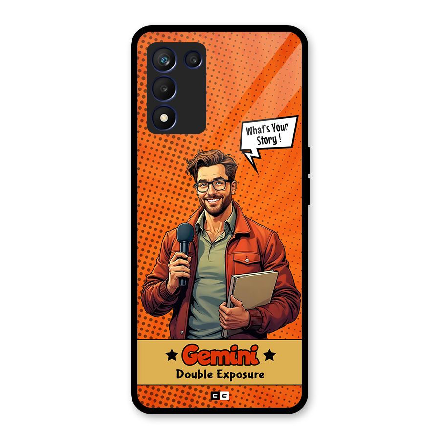 Gemini Explorer Glass Back Case for Realme 9 5G Speed
