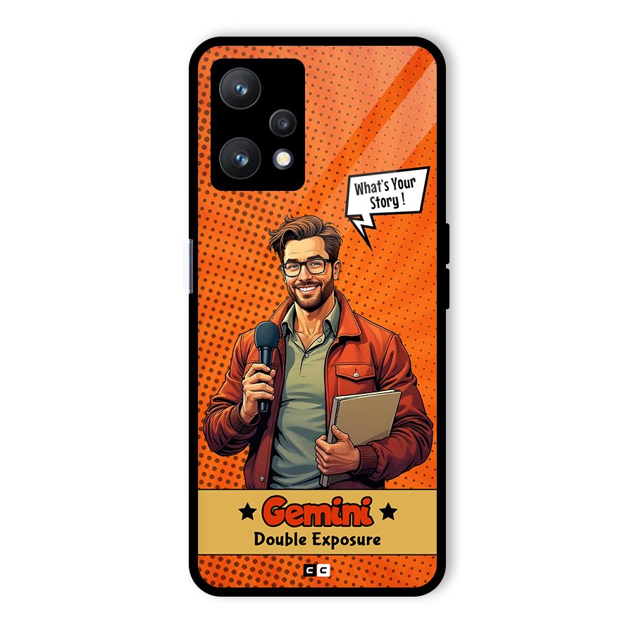 Gemini Explorer Glass Back Case for Realme 9 Pro 5G
