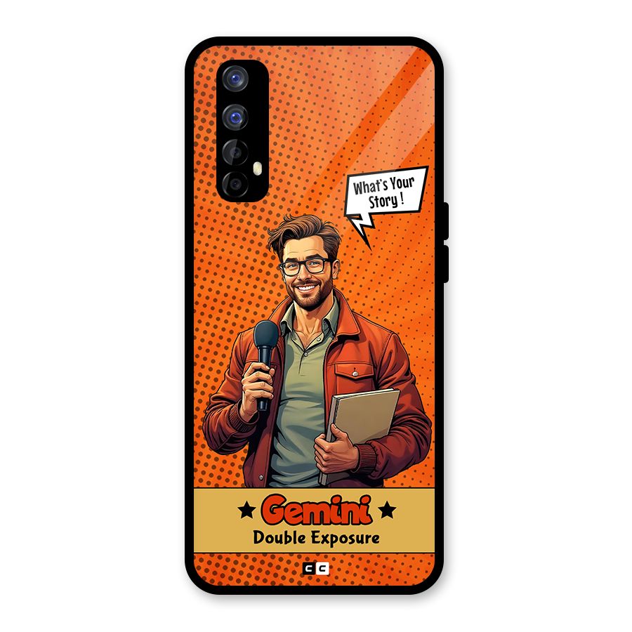 Gemini Explorer Glass Back Case for Realme Narzo 20 Pro