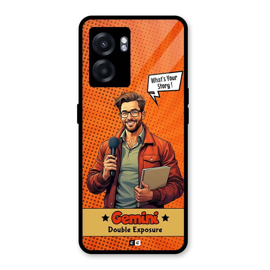 Gemini Explorer Glass Back Case for Realme Narzo 50 5G