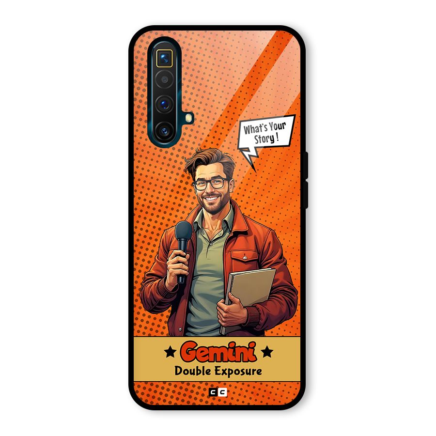 Gemini Explorer Glass Back Case for Realme X3 SuperZoom