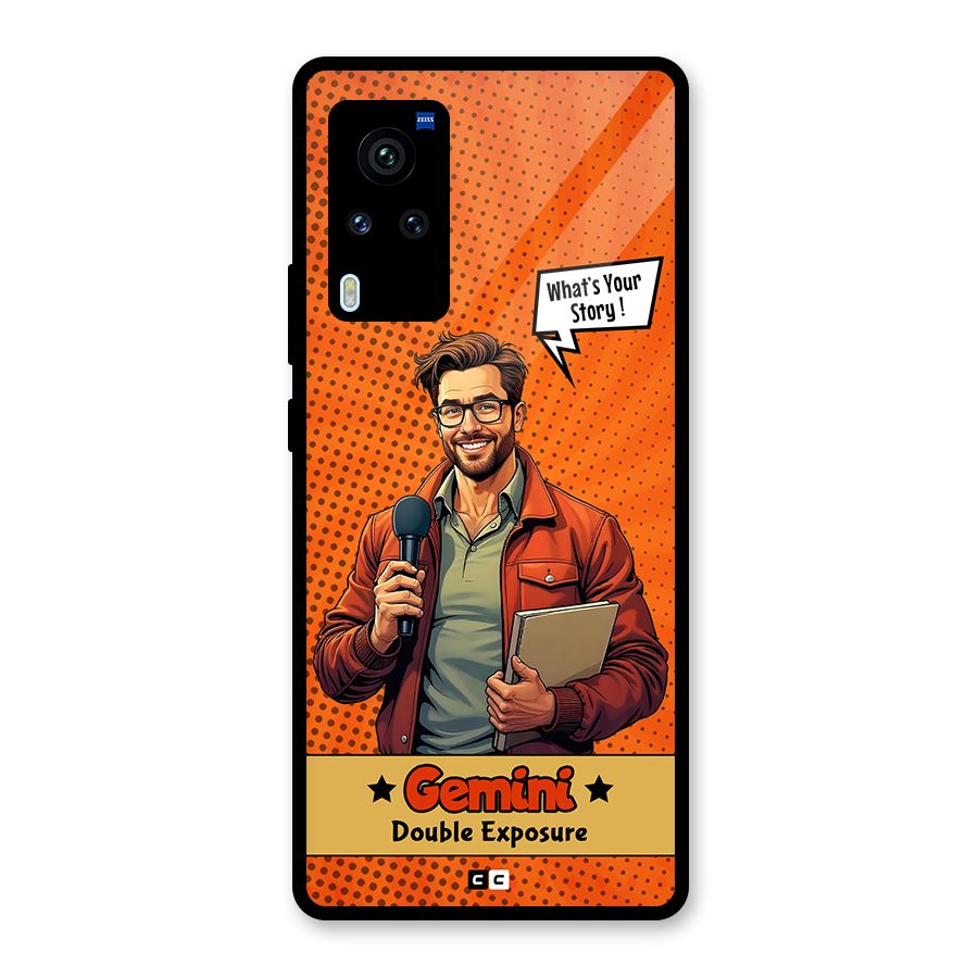 Gemini Explorer Glass Back Case for Vivo X60 Pro