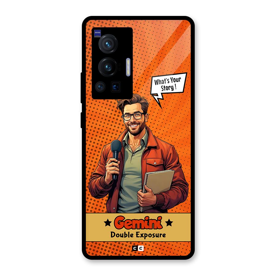 Gemini Explorer Glass Back Case for Vivo X70 Pro