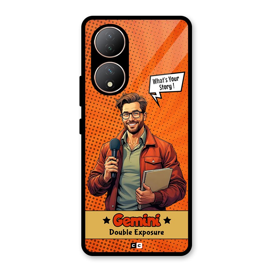 Gemini Explorer Glass Back Case for Vivo Y100A