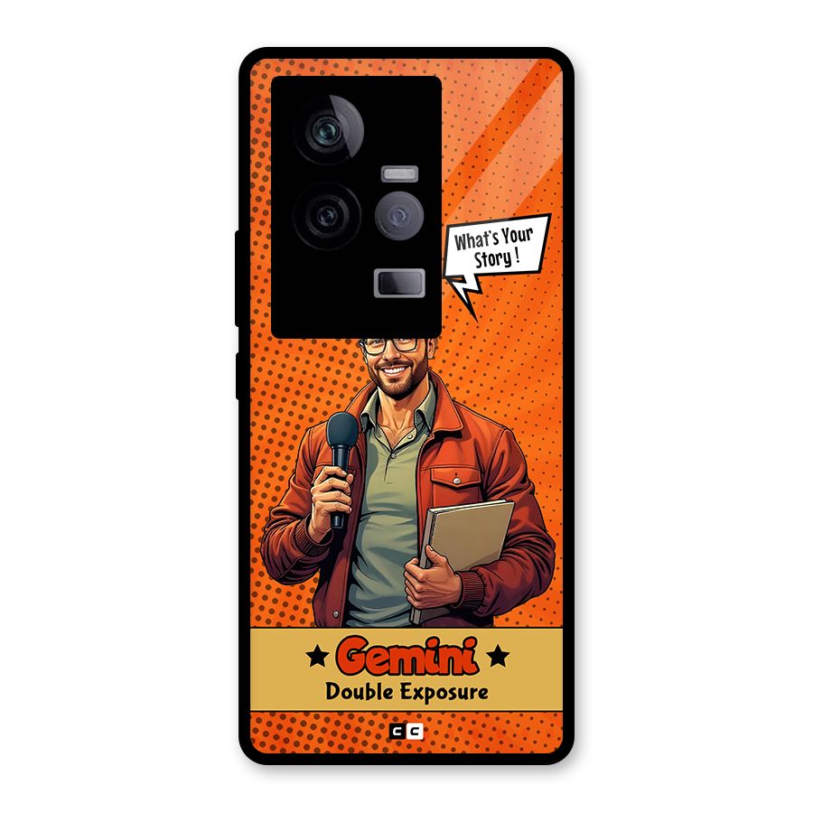 Gemini Explorer Glass Back Case for Vivo iQOO 11 5G