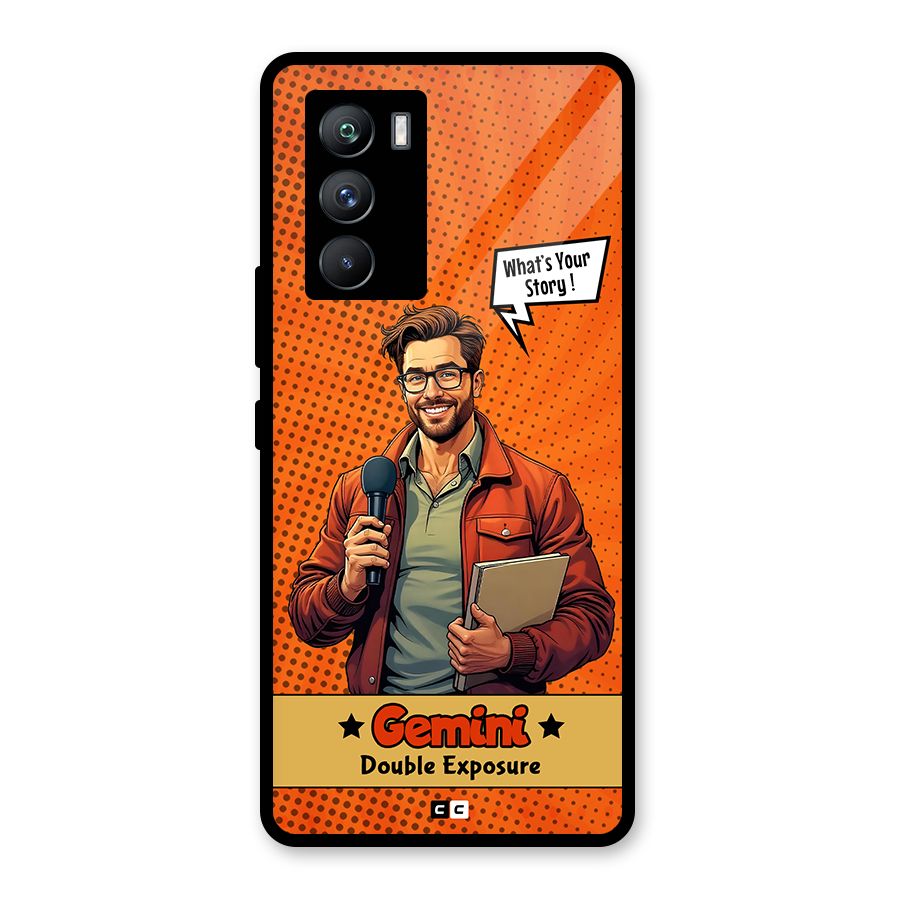 Gemini Explorer Glass Back Case for Vivo iQOO 9 SE