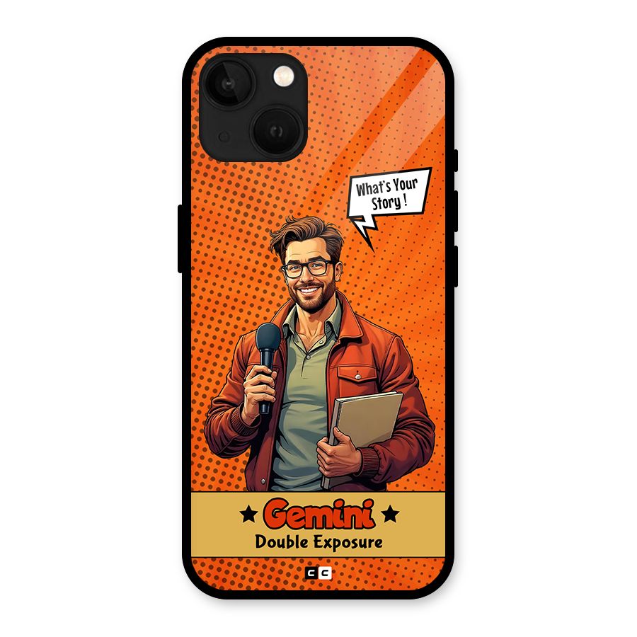 Gemini Explorer Glass Back Case for iPhone 13