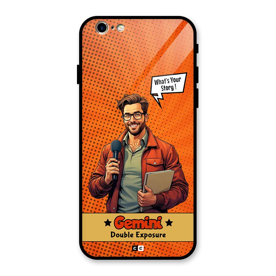 Gemini Explorer Glass Back Case for iPhone 6 6S