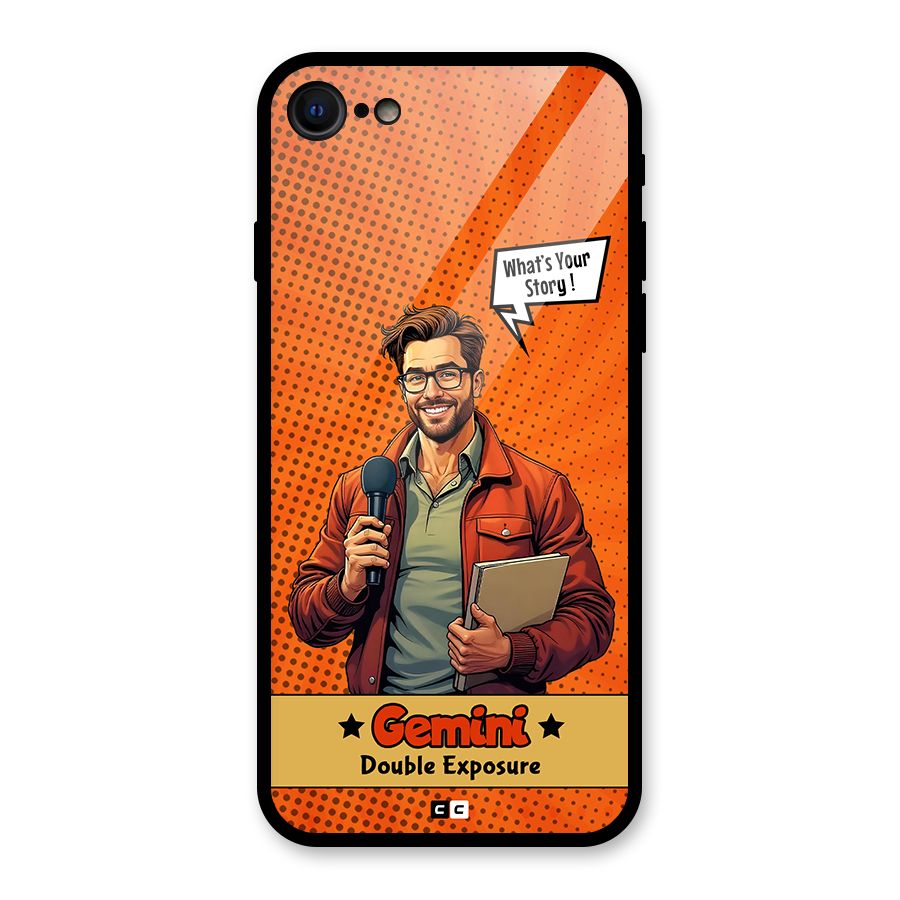 Gemini Explorer Glass Back Case for iPhone 7