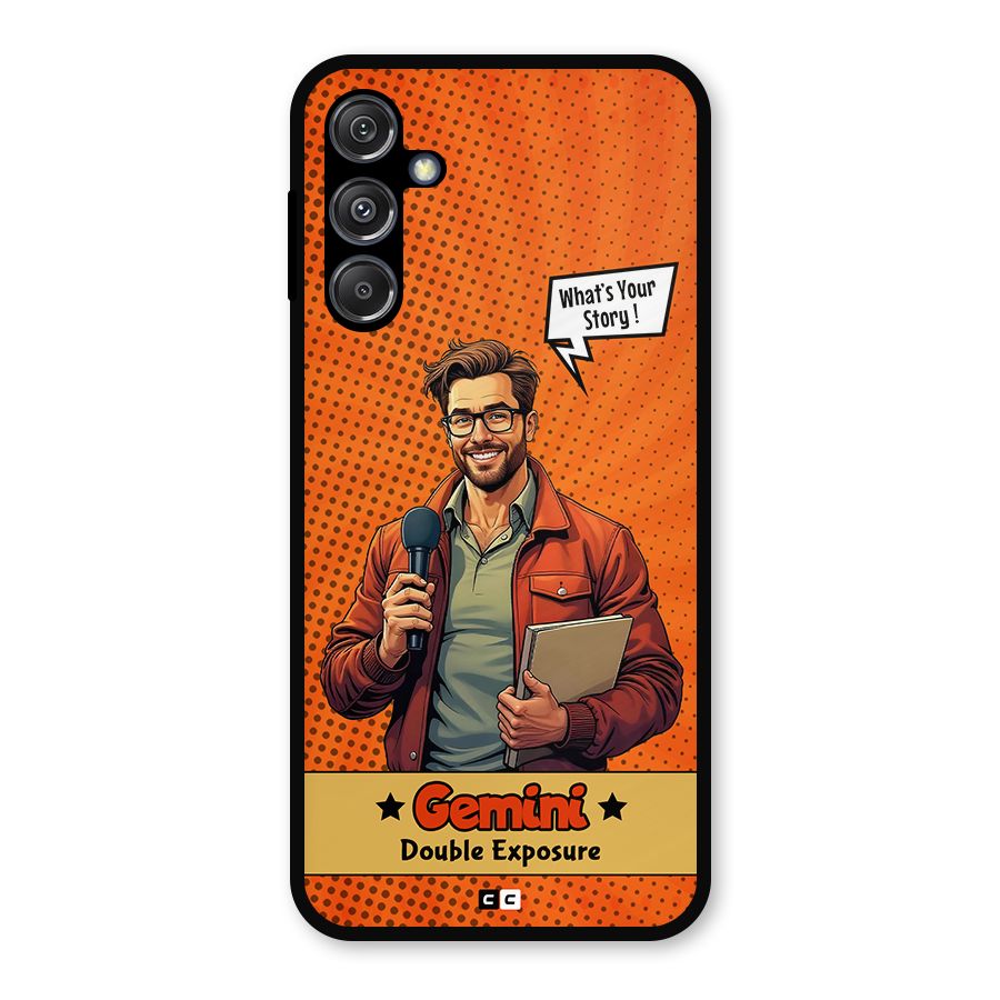 Gemini Explorer Metal Back Case for Galaxy M34 5G