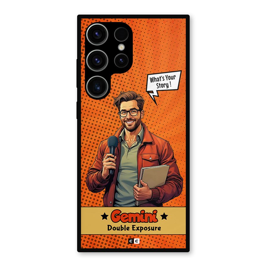 Gemini Explorer Metal Back Case for Galaxy S23 Ultra