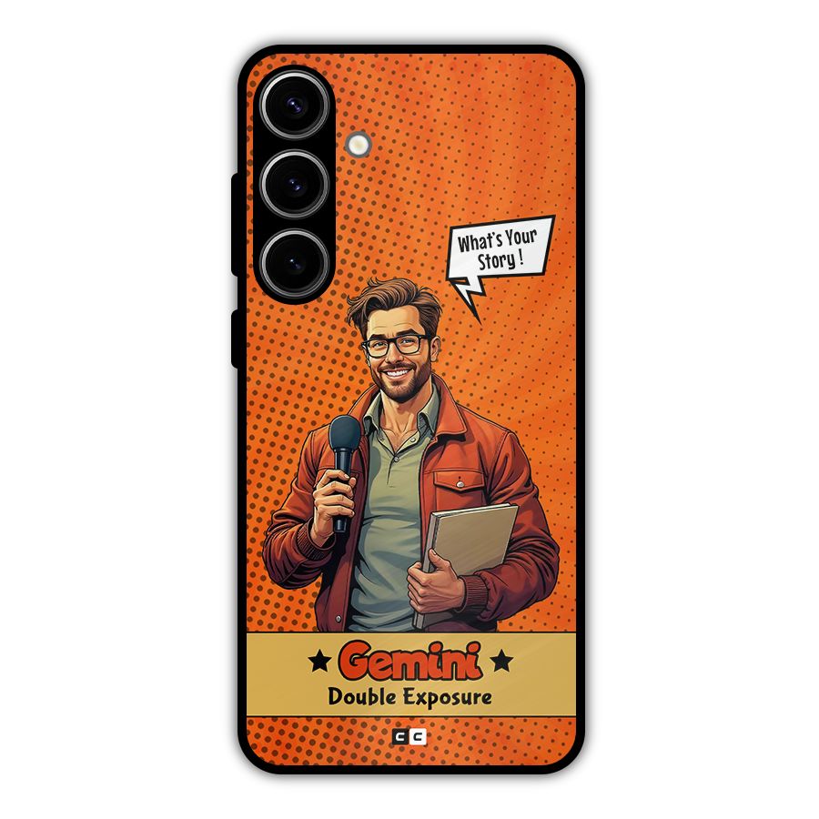 Gemini Explorer Metal Back Case for Galaxy S24 Plus
