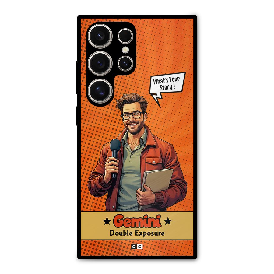Gemini Explorer Metal Back Case for Galaxy S24 Ultra