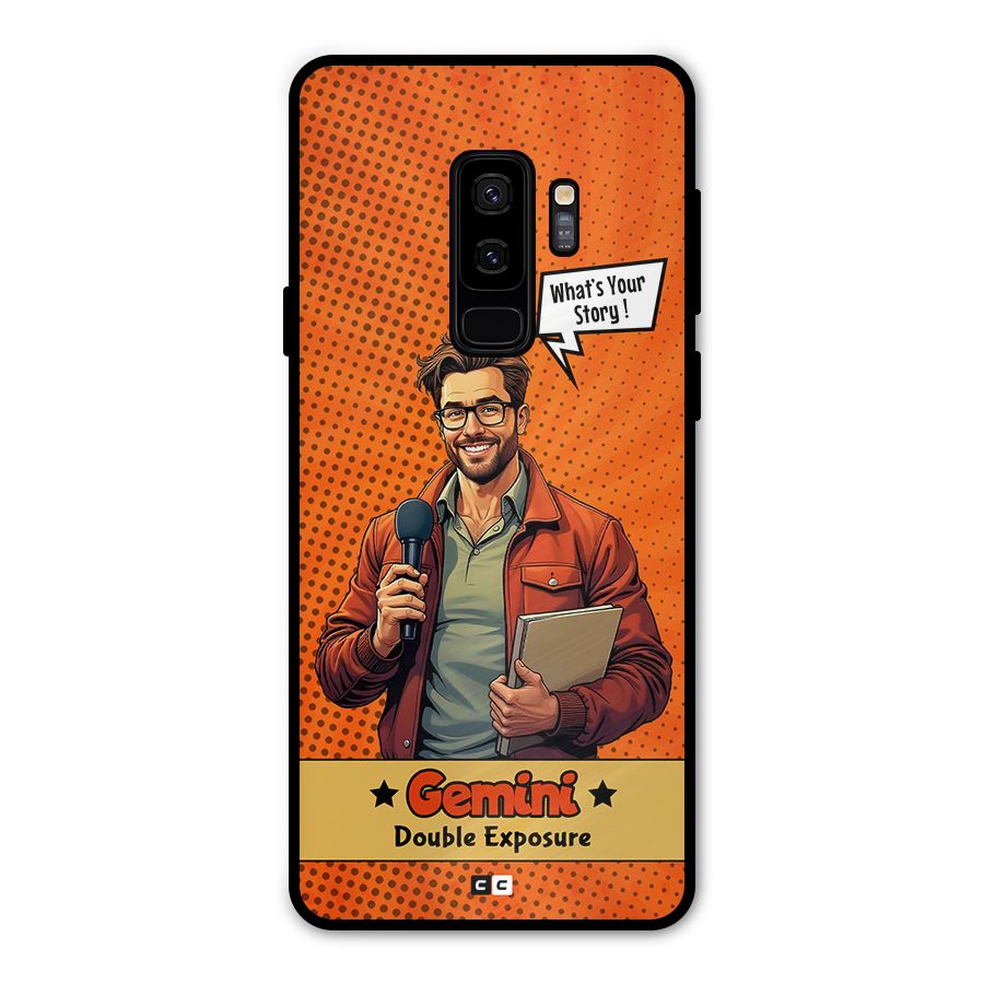Gemini Explorer Metal Back Case for Galaxy S9 Plus